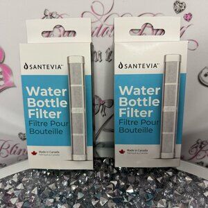 Santevia water filter bottle adds minerals filters to clean drinking water 💧